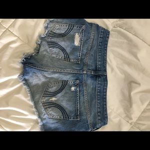 hollister jean shorts
